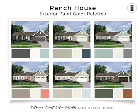 Exterior Paint Schemes Ranch House, Ranch Exterior Paint Color, Exterior House Pain… in 2023 ...