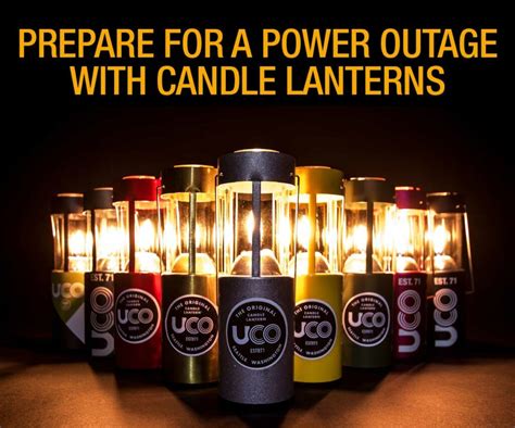 Prepare for a Power Outage with Candle Lanterns and Candles | UCO Gear