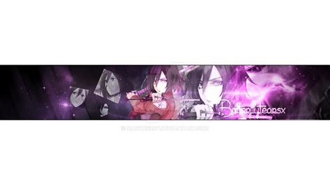 Banner youtube 2013 Mikasa - Attack on titan by MaryMerry on DeviantArt