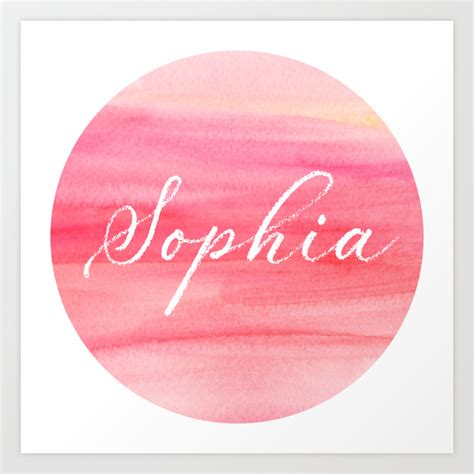 Sophia Name Art