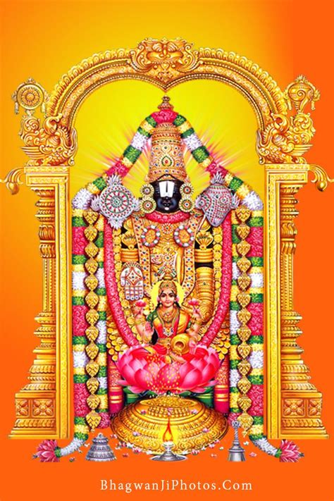 Tirumala Tirupati Lord Balaji With Sri Lakshmi Frame ...