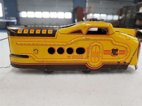 Marx Union Pacific M10005 Unpowered Tin Litho Locomotive - Baer Auctioneers - Realty, LLC