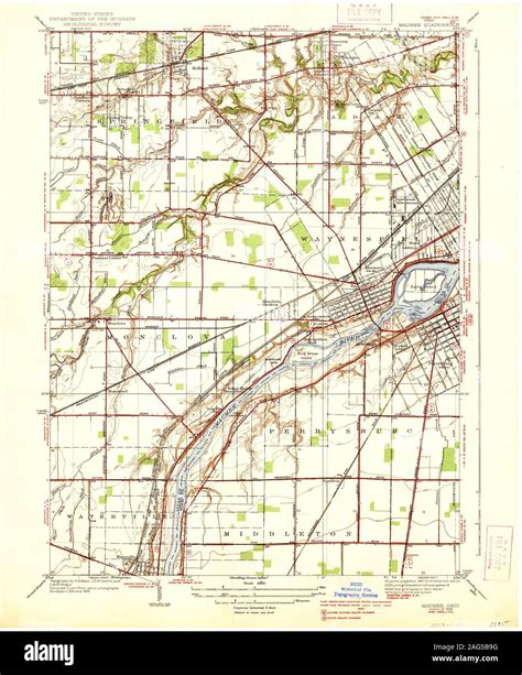 Map of maumee ohio hi-res stock photography and images - Alamy