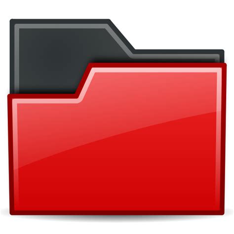 Red folder image | Free SVG