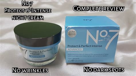 No 7 protect & perfect night cream| No 7 night cream review| Skin care #no7 - YouTube