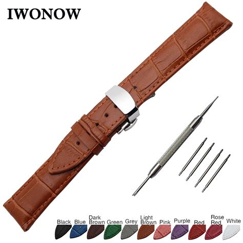 Genuine Leather Watch Band 18mm 19mm 20mm 21mm 22mm for Timex Weekender Expedition Strap Wrist ...