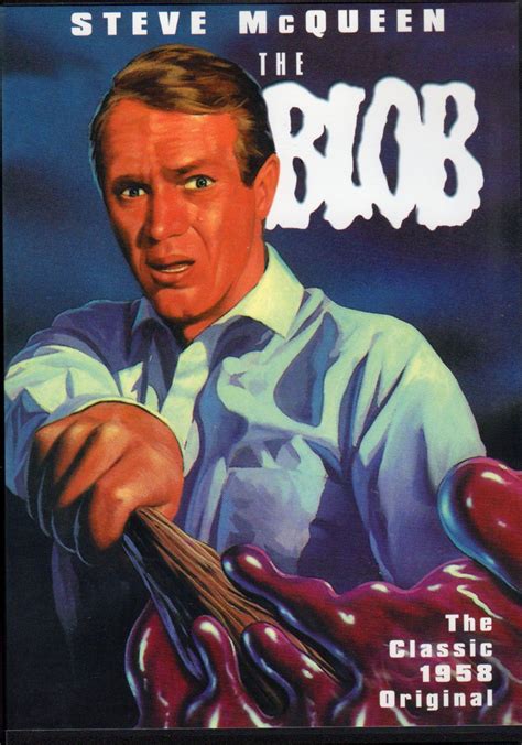 The Blob (1958) - Steve McQueen | Steve mcqueen, Scary movies, B movie