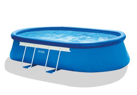 Intex Oval Frame Above Ground Pool with Filter Pump | Walmart Canada