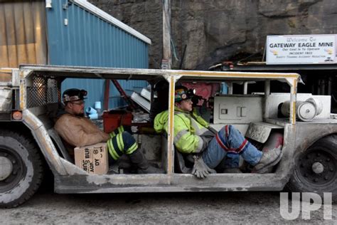 Miners Ride In A Mantrip At Coal Mine In West Virginia - UPI.com