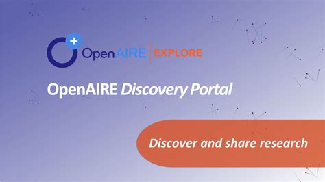 OpenAIRE EXPLORE: discover and share research #OAWeek - OpenAIRE Blog