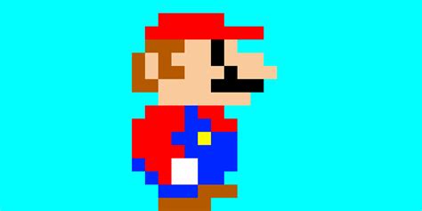 Mario walking attempt 3 pixel art