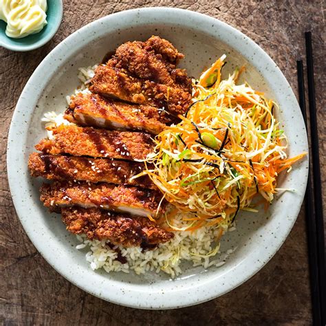 Chicken Katsu with Cabbage Salad and Garlic Rice - Waitoa free range ...