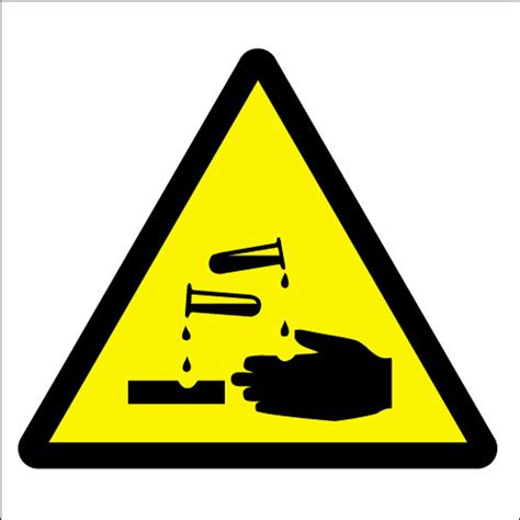 Corrosive symbol - Signs 2 Safety