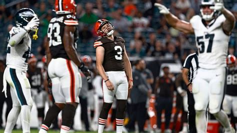 Browns backing second-year kicker Cade York despite his preseason ...