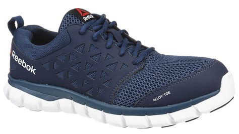 Reebok 3"H Men's Work Shoes, Alloy Toe Type, Navy, Size 10W 10 Navy ...