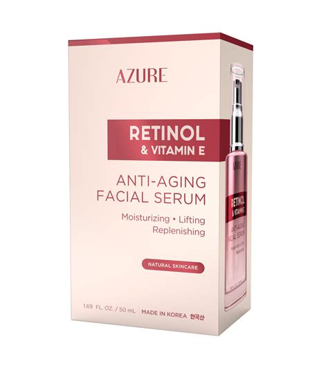 Retinol & Vitamin E Anti-Aging Facial Serum – Azure Skincare