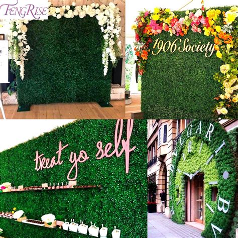 diy artificial grass wall backdrop - Shirlee Cantwell