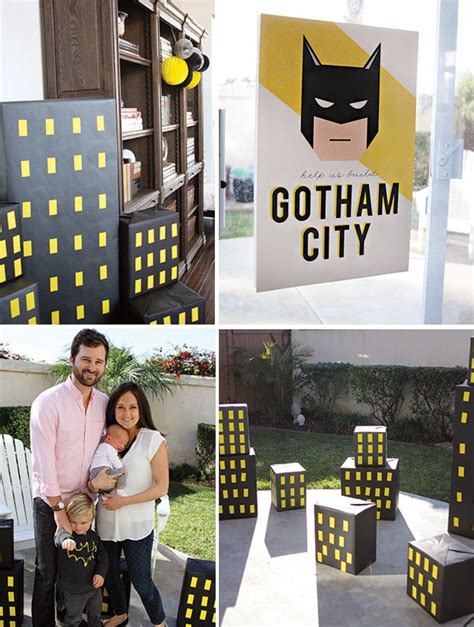 Modern Batman Birthday Party {with DIY Gotham City!} // Hostess with ...