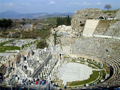 Online Museum: 47. Ephesian theater | Ancient greek theatre, Ancient history facts, Ephesus