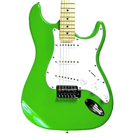 Green Electric Guitar