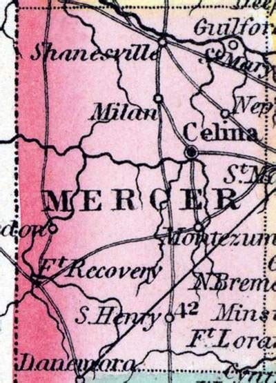 Mercer County, Ohio, 1857 | House Divided