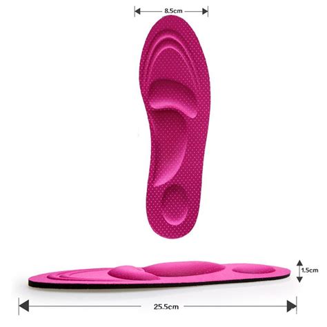 4D Memory Foam Arch Support Orthotic Insoles