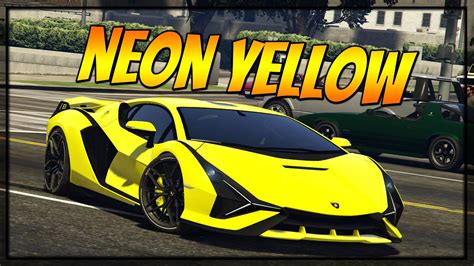 GTA 5 Online - NEON YELLOW CREW COLOR!! (Crew Color Update) - YouTube