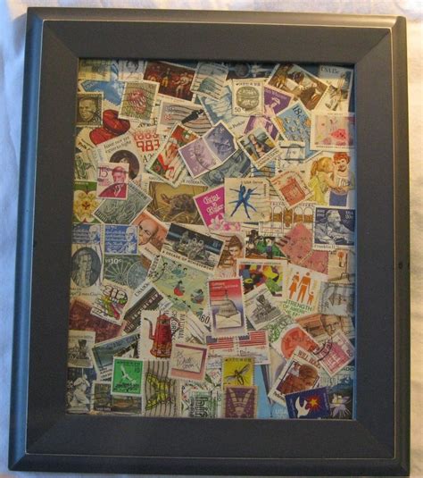 Vintage Cancelled Stamp Framed Collage | Arte com selos, Viagens, Lembranças de viagem