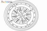 Compass Coloring Pages sketch template