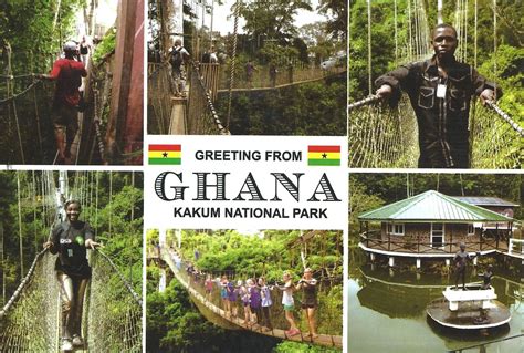 MY POSTCARD-PAGE: GHANA ~ Kakum National Park