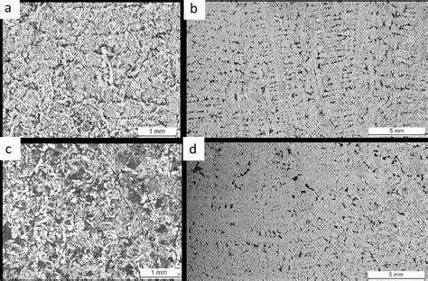 Microstructure of sample 4. (a) and (b) show microstructure observed in ...