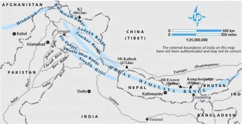 List of Mountain Ranges & Mountains in India - Knowledge Of India