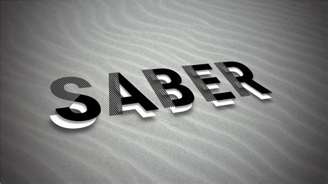 Logo SABER on Behance