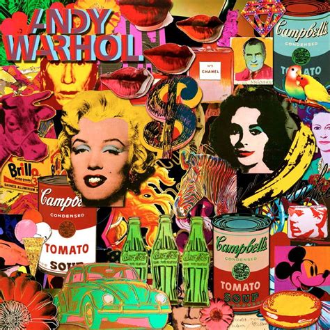 Pin by MsRetrogirl on ....arteest | Pop art collage, Andy warhol pop ...