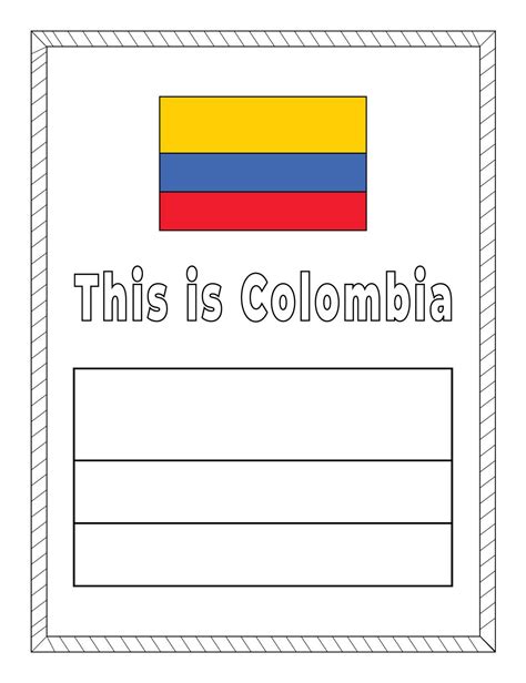 Colombia National Flag coloring page 16546012 Vector Art at Vecteezy