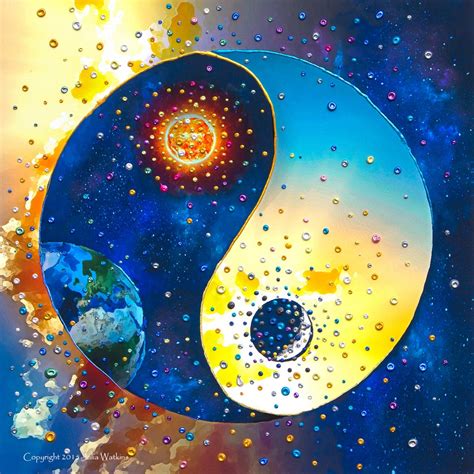 The Energy Art Store By Julia Watkins — Yin & Yang Energy Balancing Giclee Print