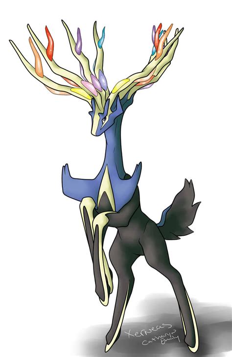 Xerneas by CatharynEmily on DeviantArt