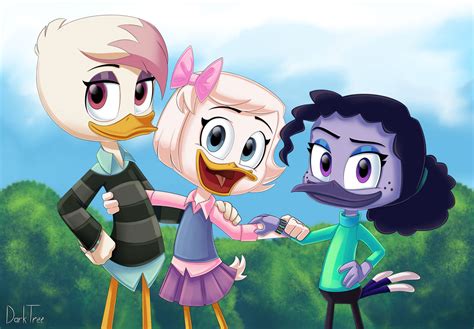 Webby, Lena, and Violet - Ducktales by DarkTree3 on DeviantArt