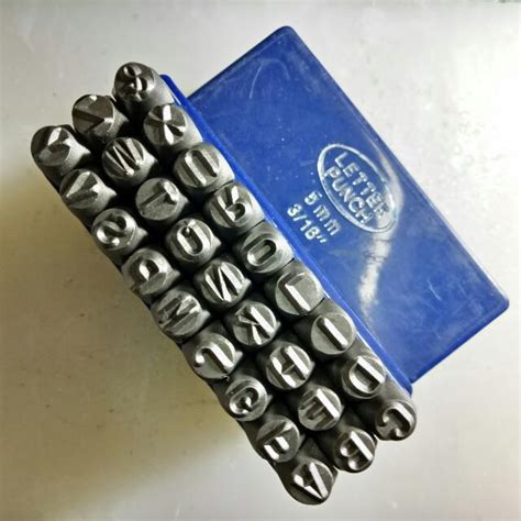 5mm Alphabet Metal Stamps, Hobbies & Toys, Stationary & Craft, Craft ...