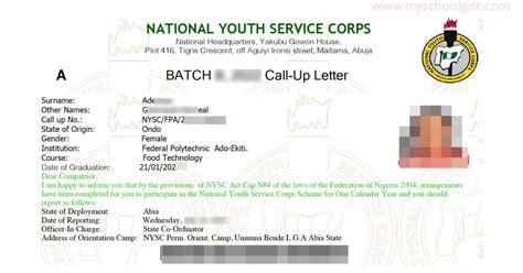 NYSC Portal Call Up Letter [Complete Guide] - SPBO