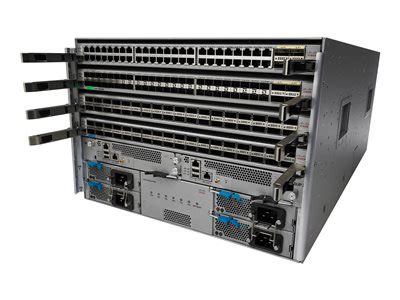 Cisco ONE Nexus 9504 - switch - rack-mountable - with 2 x Cisco Nexus 9500 System Controller ...