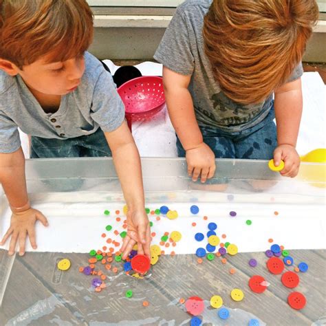 Button Water Play - Days With Grey