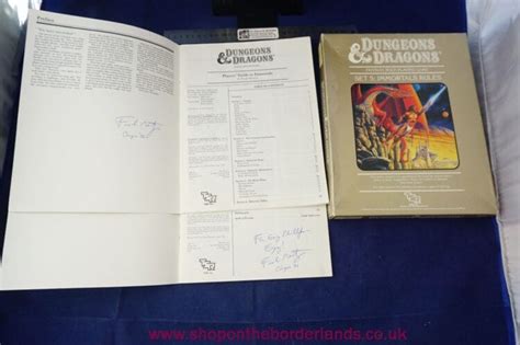 Dungeons & Dragons Set 5: Immortals Rules SIGNED BY FRANK MENTZER - The ...