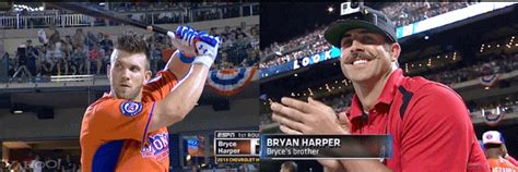 Bryce Harper rocks mohawk for Home Run Derby, brother has epic stache