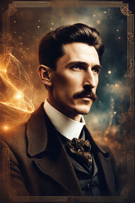 Visualize Nikola Tesla with a photographic memory by Maintebak Gambar - Playground