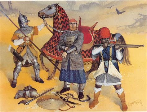 egyptian mamluk warriors serving in the Ottoman Empire in the 16th century AD Military Art ...