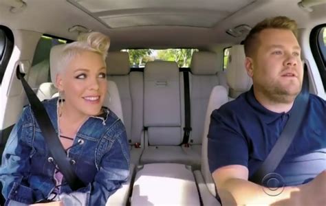 Watch Pink's 'Carpool Karaoke' episode with James Corden - NME