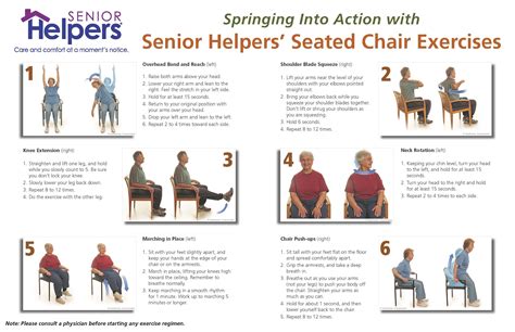 Arm Chair Exercises For The Elderly