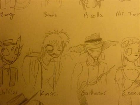 Rango Characters sketch 2 by Bat13SJx on deviantART