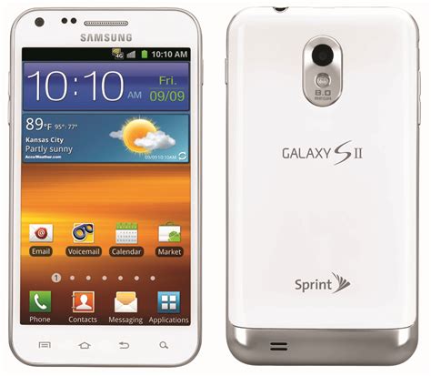 Sprint Samsung Galaxy S II Epic 4G Touch coming in white Jan. 8 | Android Central